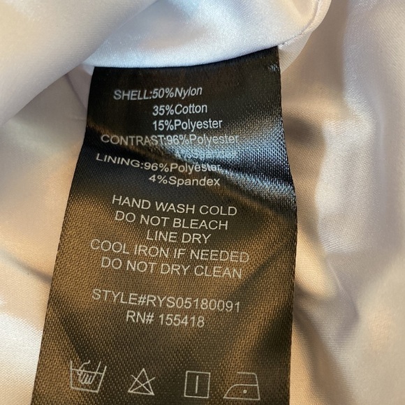 Lulu’s Ryse the Label Addison Black and White Lace Cutout Dress size medium - Picture 9 of 10